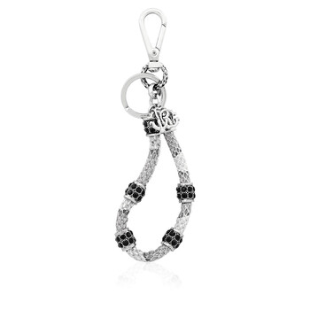 Mua túi Roberto Cavalli Ayers Swar Metal Keyring sale