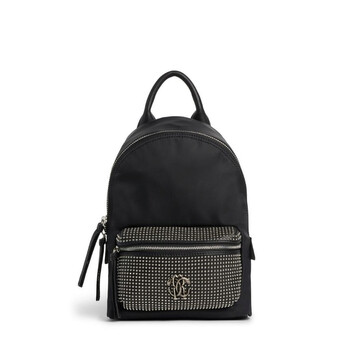 Mua túi Roberto Cavalli Black Studded Pocket Mini Backpack sale