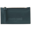 Mua túi Roberto Cavalli Men's Petrol Leather Firenze Card Case sale