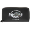 Mua túi Roberto Cavalli Zip-Around Sceen Print Leather Wallet sale