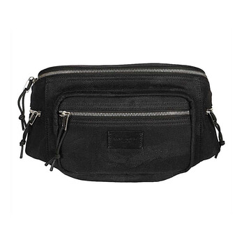 Mua túi Saint Laurent Black Logo Patch Nuxx Camo Belt Bag sale