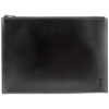 Mua túi Saint Laurent Black Matte Leather Tiny Monogram Document Holder sale