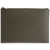 Mua túi Saint Laurent Men's Grain De Poudre Embossed Leather YSL Zipped Pouch sale