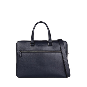 Mua túi Salvatore Ferragamo Blue Leather Revival Briefcase sale