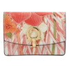 Mua túi Salvatore Ferragamo Foulard Print Gancini Business Card Holder sale