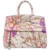 Mua túi Salvatore Ferragamo Foulard Print Studio Top Handle Bag sale