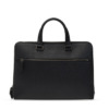 Mua túi Salvatore Ferragamo Grigio Revival Black Leather Briefcase sale