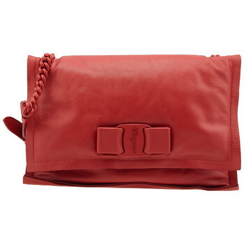 Mua túi Salvatore Ferragamo Ladies Lipstick Viva Bow Bag sale