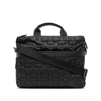 Mua túi Salvatore Ferragamo Nylon SF Business Bag In Black sale
