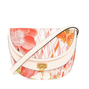 Mua túi Salvatore Ferragamo Orange Ladies Gancini Crossbody Bag sale