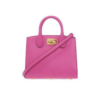 Mua túi Salvatore Ferragamo Pink Studio Box Small Tote Bag sale