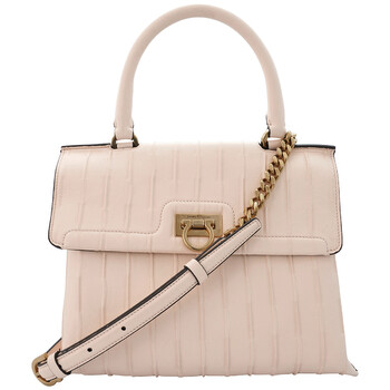 Mua túi Salvatore Ferragamo Trifolio Top Handle Bag In Pink sale