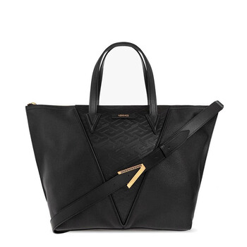 Mua túi Versace Tote Bag With Embossed Logo And Gold Details sale