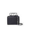 Túi xách mini Alexander McQueen The Grip màu đen chính hãng
