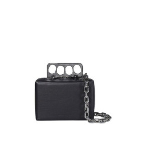 Túi xách mini Alexander McQueen The Grip màu đen chính hãng