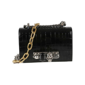 Túi xách vai mini đính đá Alexander McQueen