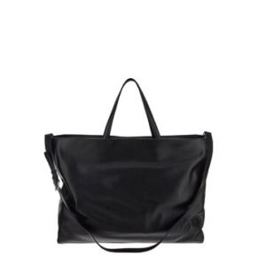 Balenciaga Black Leather XL Passenger Carry All Tote Bag