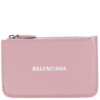 Thẻ đựng tiền Balenciaga màu hồng phấn có khóa zip chính hãng