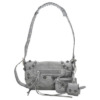 Túi đeo chéo Balenciaga Silver Le Cagole chính hãng