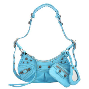 Túi xách Balenciaga XS Le Cagole màu xanh ngọc