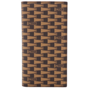 Bally Túi Ví Continental Monogram TPU Desert Pennant Chính Hãng