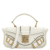Túi Clutch Da Grain Trắng Balmain Chính Hãng