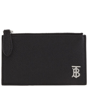 Ví da thẻ Burberry Black Alwyn da grainy TB chính hãng