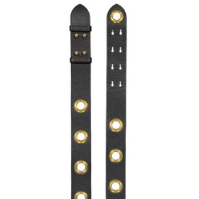 Burberry Black Ladies Leather Handbag Belt Strap