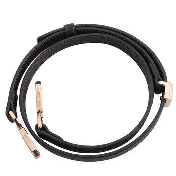Burberry Black Leather Adjustable Bag Strap