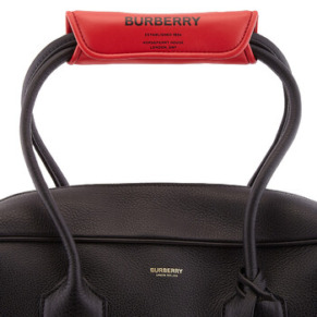 Burberry Bright Red Detachable Leather Lola Shoulder Pad