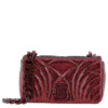 Túi đeo vai Burberry Lola nhỏ sequins màu burgundy