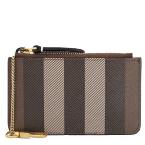Ví đựng tiền xu Burberry Kelbrook màu nâu Dark Birch Brown chính hãng