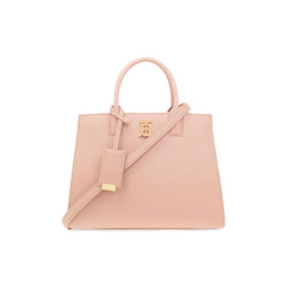 Túi Xách Mini Frances Da Màu Hồng Phấn Chính Hãng Burberry
