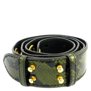 Túi xách Burberry da croco màu xanh cổ điển cho nữ