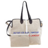 Túi Tote Dây Lưng Mềm Lớn In Logo Burberry Chính Hãng