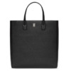 Túi Tote Da Nam Burberry Monogram Đen Slim