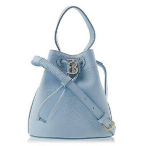 Túi Đeo Chéo Burberry Mini TB Dạng Xô Màu Xanh Nhạt