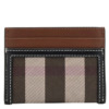 Thẻ Da Burberry Sandon Nâu Đậm Kiểu Hoài Cổ Họa Tiết Caro