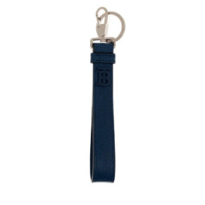 Móc khóa Burberry TB Monogram màu xanh navy chính hãng