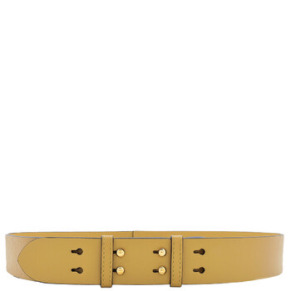 Burberry Ladies Belt Bag Grainy Leather Belt- Cornflower Yellow