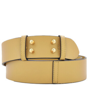 Túi đeo hông nữ Burberry da sần màu vàng hoa cornflower