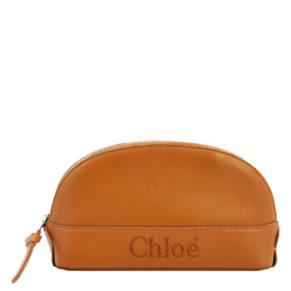 Pouch Da Cô Gái Chloe Caramel Chính Hãng
