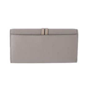 Chloe Ladies Alphabet Long Leather Wallet In Grey