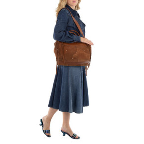 Chloe Ladies Caramel Medium Steph Tote Bag
