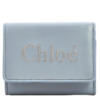 Ví da nữ Chloe Storm xanh trifold chính hãng