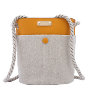 Túi xách bucket nhỏ màu vàng hướng dương Chloe dành cho nữ