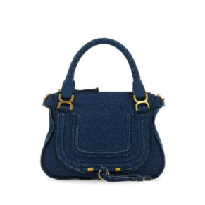 Túi xách nữ Chloe Marcie vải denim chính hãng