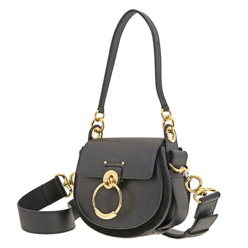 Chloe Small Tess Shoulder Bag- Black