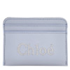 Thẻ đựng thẻ da xanh dương Chloe Storm Blue Leather Sense