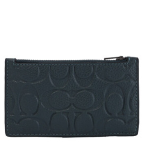 Ví đựng thẻ Coach Signature Zip chính hãng